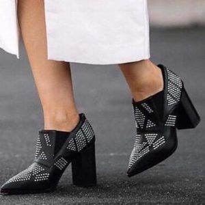See by Chloe Studded Pointy Booties